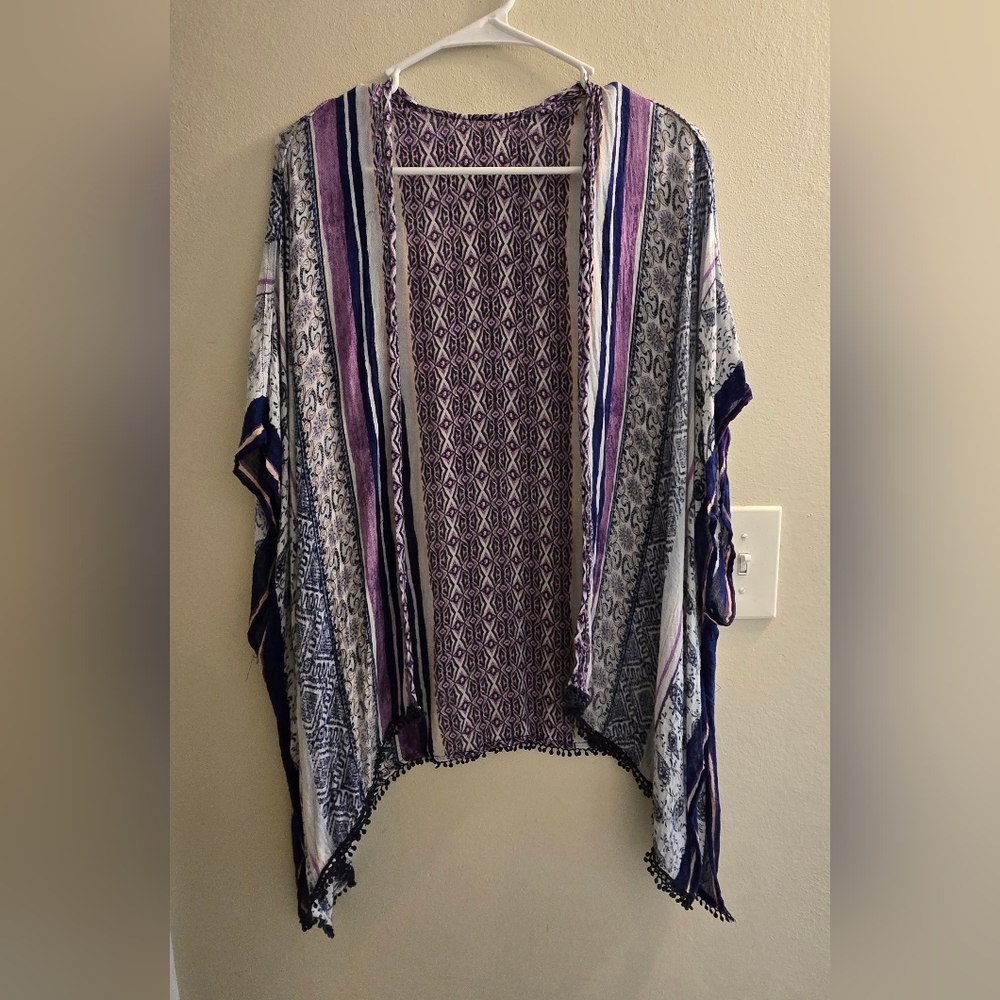 Bohemian Patterned Shawl Kimono Cover All